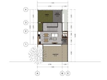 SMARTHOME RESORT 2,5 LANTAI PLUS ROOFTOP FREE SHM