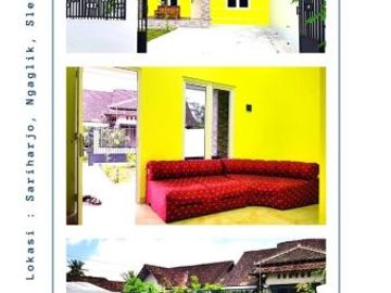 Rumah NEW SIAP HUNI di Palagan Bonus Full Furniture.