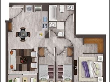 Departamento en Venta en Vivaceta con Las Enredaderas