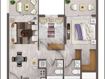 Departamento en Venta en Vivaceta con Las Enredaderas