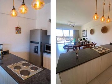 Condominio con jacuzzi, alberca infinity, terraza con vista al mar, el Tezal