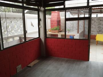 Encantadora: villa situada cerca del mar en Chuyuipe Ballenita .