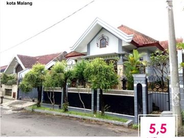 Rumah 2 Lantai + Kolam Renang di Dieng kota Malang _ 1.19