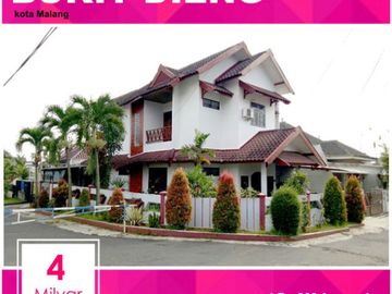 Rumah Hook 2 Lantai Luas 330 di Bukit Dieng kota Malang
