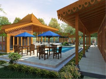 Dijual Rumah Joglo Siap Huni di Turi, Sleman , View Merapi Udara Sejuk Dan Asri AdA Kolam Renang , Bikin Hati Tenang