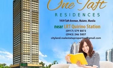 TAFT PRE SELLING -NO SPOT DP VERY AFFORDABLE