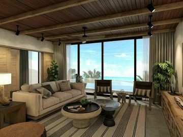 Condo con alberca frente al mar, pool bar, Tecnología Ecológica, en venta