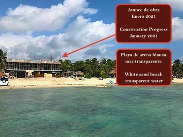 Condo con alberca frente al mar, pool bar, Tecnología Ecológica, en venta