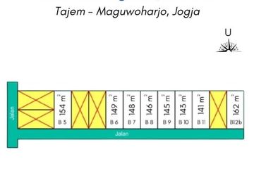 Tanah Kapling Jogja Dekat Jogja Bay; Bayar 12X