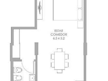 Hermoso monoambiente en Av olazabal al 4800