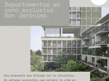 Departamento en preventa en san Jerónimo