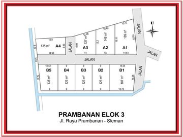 Legalitas SHM: Tanah Kavling Jogja, Dekat Terminal Prambanan