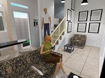 Rumah design modern dekat ke gerbang tol