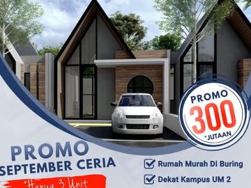 Rumah Murah 5 Menit Dari Pasar Besar Kota Malang