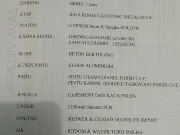 Rumah dijual di ciracas poncol Dekat Tol jagorawi