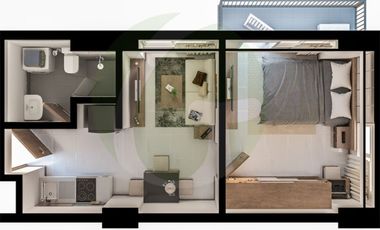 1 Bedroom Condominium for sale at the Heart of Midtown Cebu