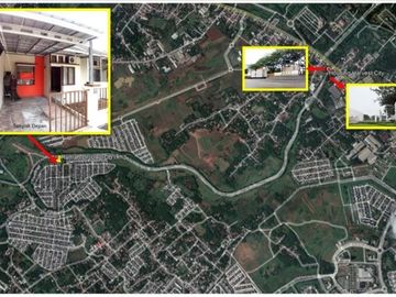 Rumah second harvest city transyogi siap huni lokasi strategis rumah dekat dengan fasum