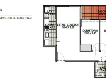 Departamento - Villa Urquiza