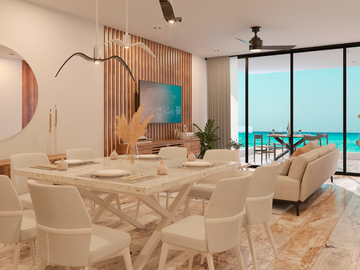 Departamento de 3 habitaciones a la orilla de la playa