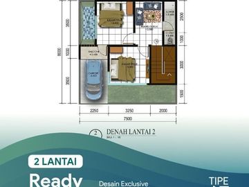 Villa 2 Lantai ada private pool lokasi dekat alun-alun Batu