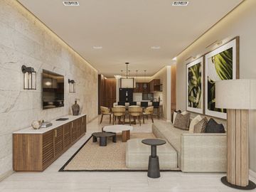 Departamentos en Preventa XCANATÚN RESIDENCES, modelo C 1 recámara.
