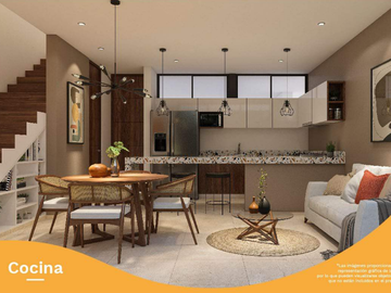 Townhouse en venta en Mérida, Seremos Corredor residencial Dzityá