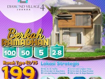 Rumah minimalis kawan perumahan residen hanya 199juta Free ijb sidoarjo