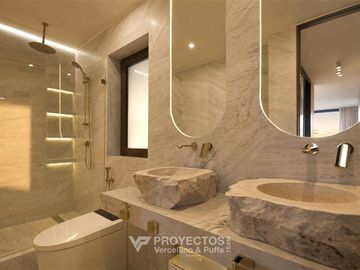 Casa con Vista Despejada en venta de 4 dorm. en Lo Barnechea