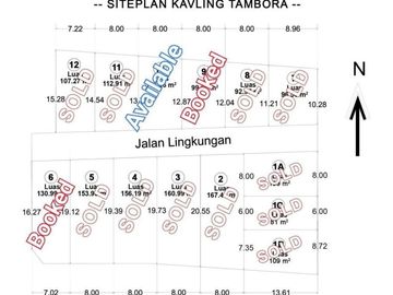 Tanah Kavling Jakarta Timur Luas 107 Meter