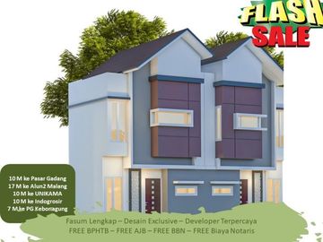 Dijual Cepat Tipe 31/63 2 Lantai Rumah KPR Siap 2KT