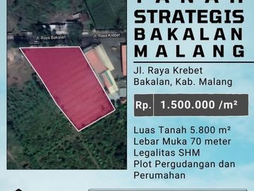 TANAH STRATEGIS BAKALAN BULULAWANG MALANG