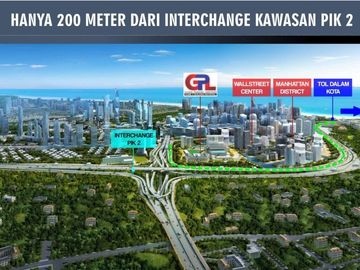 Kavling Wallstreet PIK2 10x45 Kavling Komersil Cicilan Panjang Pantai Indah Kapuk 2