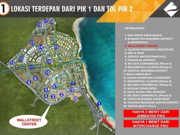 Kavling Wallstreet PIK2 10x45 Kavling Komersil Cicilan Panjang Pantai Indah Kapuk 2