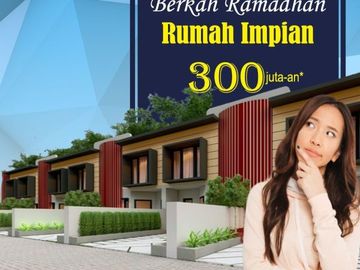 Rumah modern industrial 2 lantai di Kota Wisata Batu