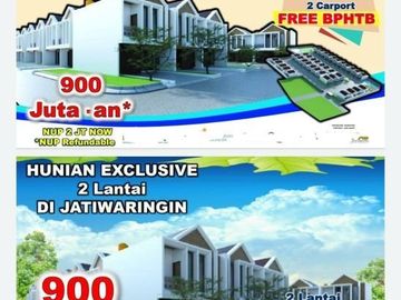 Dijual rumah minimalis cluster strategis jatiwaringin
