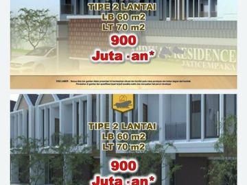 Dijual rumah minimalis cluster strategis jatiwaringin