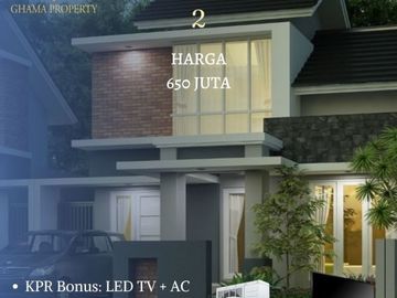 DP Mulai 10% Rumah Modern Tropis Cantik di Prambanan Klaten