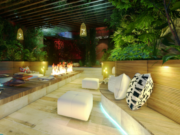 Penthouse con alberca privada, cenote natural y amenidades de lujo