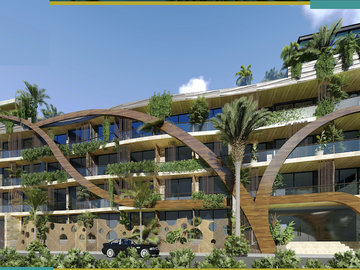 Penthouse con alberca privada, cenote natural y amenidades de lujo