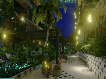 Penthouse con alberca privada, cenote natural y amenidades de lujo