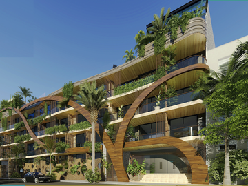 Penthouse con alberca privada, cenote natural y amenidades de lujo