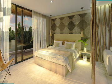 Penthouse con alberca privada, cenote natural y amenidades de lujo