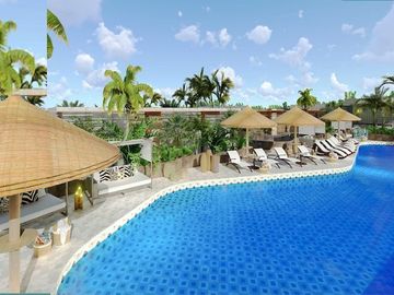 Penthouse con alberca privada, cenote natural y amenidades de lujo