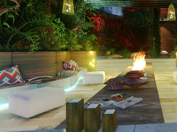 Penthouse con alberca privada, cenote natural y amenidades de lujo
