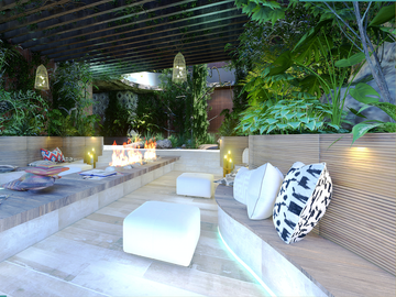Penthouse con alberca privada, cenote natural y amenidades de lujo