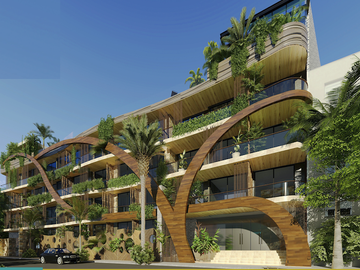 Penthouse con alberca privada, cenote natural y amenidades de lujo