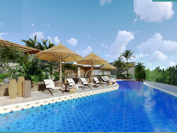 Penthouse con alberca privada, cenote natural y amenidades de lujo
