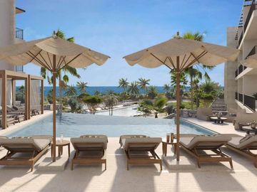 Apartamento alberca infinity vista al mar, spa, pet park, area de juegos para ni