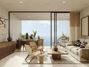 Apartamento alberca infinity vista al mar, spa, pet park, area de juegos para ni