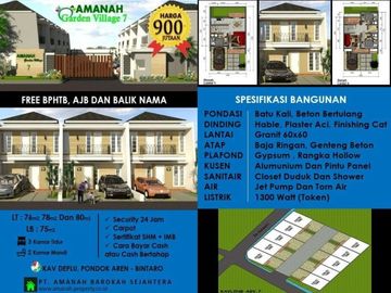 Perumahan Strategis di Pondok Aren Tangerang